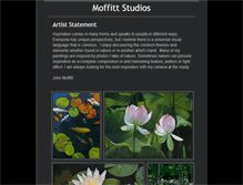 Tablet Screenshot of moffittstudios.com
